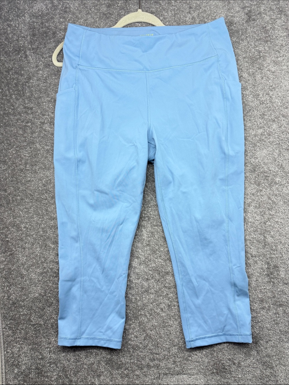 Tek Gear Ultra Stretch Leggings Blue Athletic Active Work Out Pant Womens 1X